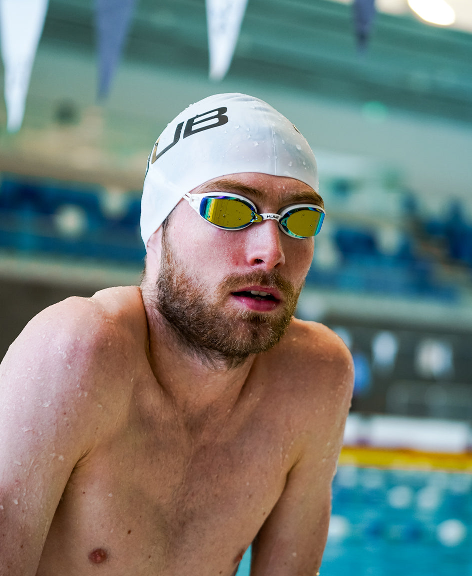HUUB Brownlee Custom Air 2 Swim Goggle | Air Cushion, Anti-Fog, Mirror Lenses