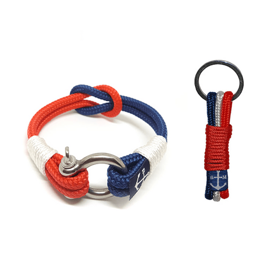 Siobhan Nautical Bracelet and Keychain